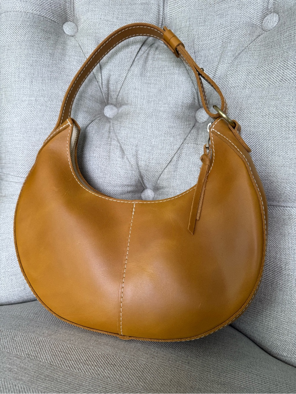 Portland Leather Goods Nora Shoulder Bag - Mango - Picture 2 of 3